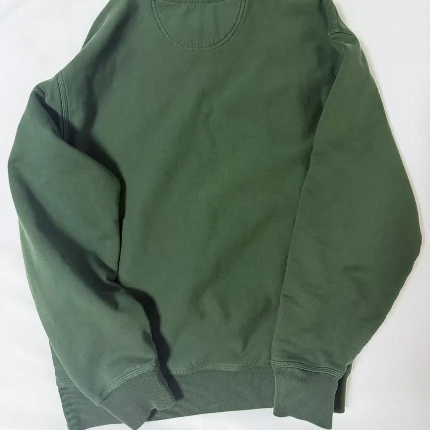 [BUNJANG] Stussy Overdyed Crewneck Sweatshirt (Green) / 스투시 크루넥 맨투맨(그린)