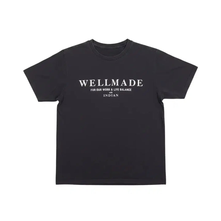 [BUNJANG] Well Made Printing Round T-Shirt BK / 남성95 / 웰메이드 프린팅 라운드티셔츠BK 37-146