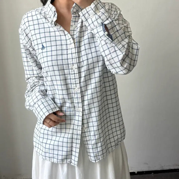 [SOLD OUT] [XL] 빈폴 체크 셔츠