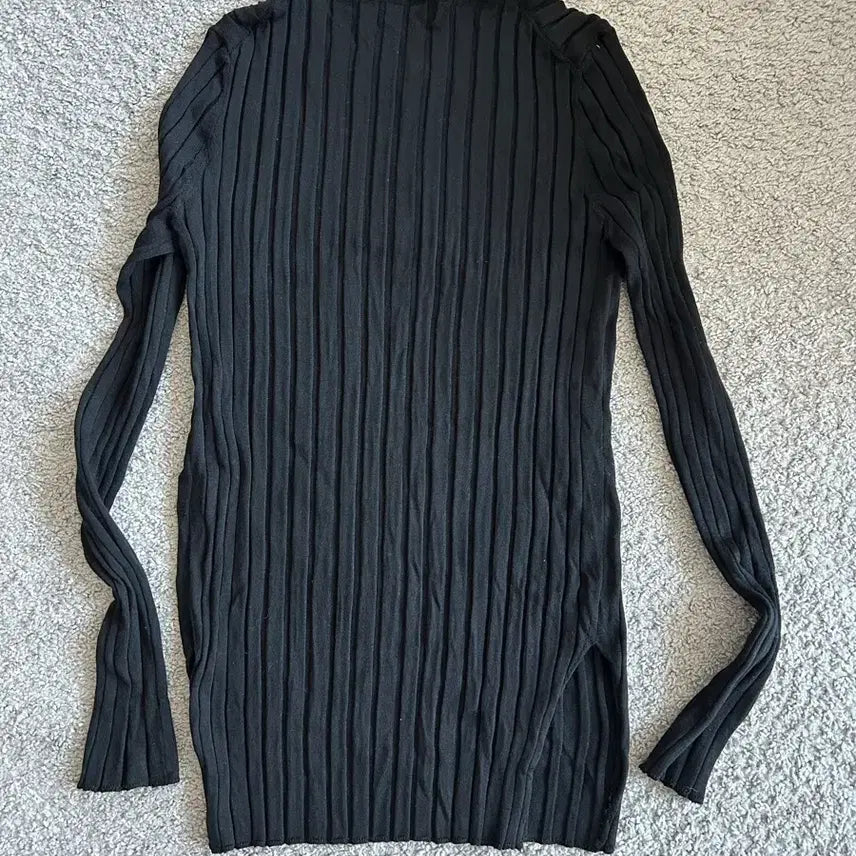 [BUNJANG] TIME GOLJI Knit Black / 타임골지니트