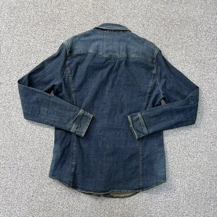 [BUNJANG] Buckaroo Western Washed Denim Shirt XL / XL 버커루 웨스턴 워싱 데님 셔츠 0429J