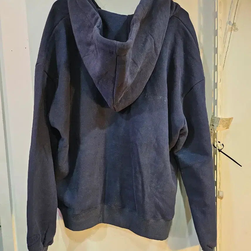 [BUNJANG] Odir Navy Half-Zip Hoodie / <만원빈티지>네이비 하프집업 후드티 가네스라 오디르