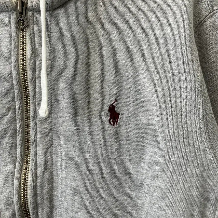 [BUNJANG] Polo Ralph Lauren Waffle Hoodie Grey / 34 폴로 와플 후드집업 그레이