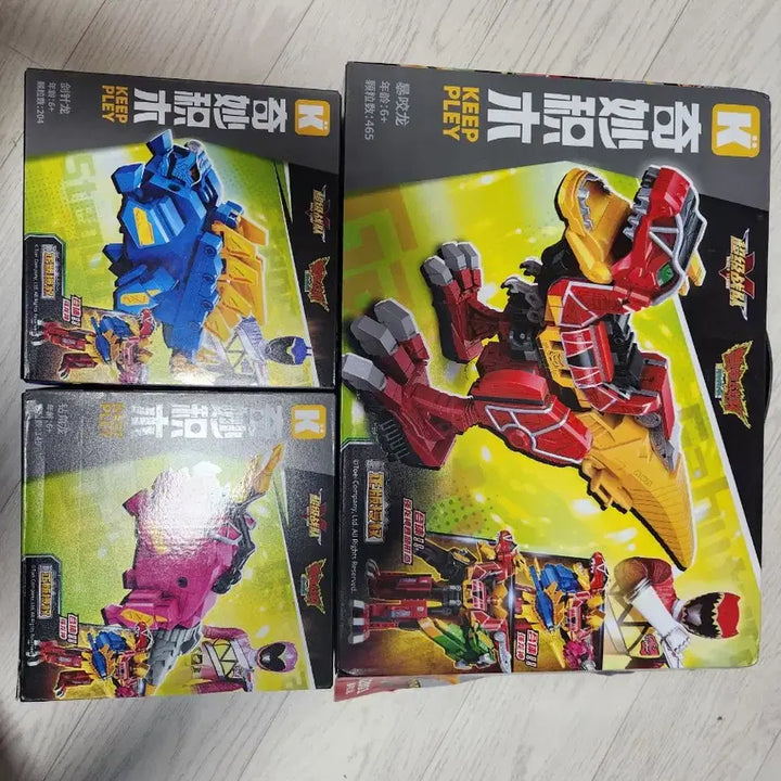 [BUNJANG] Power Rangers Dino Force Toy (Lego compatible), Sealed / 파워레인저 다이노포스 새 장난감(레고), 미개봉품