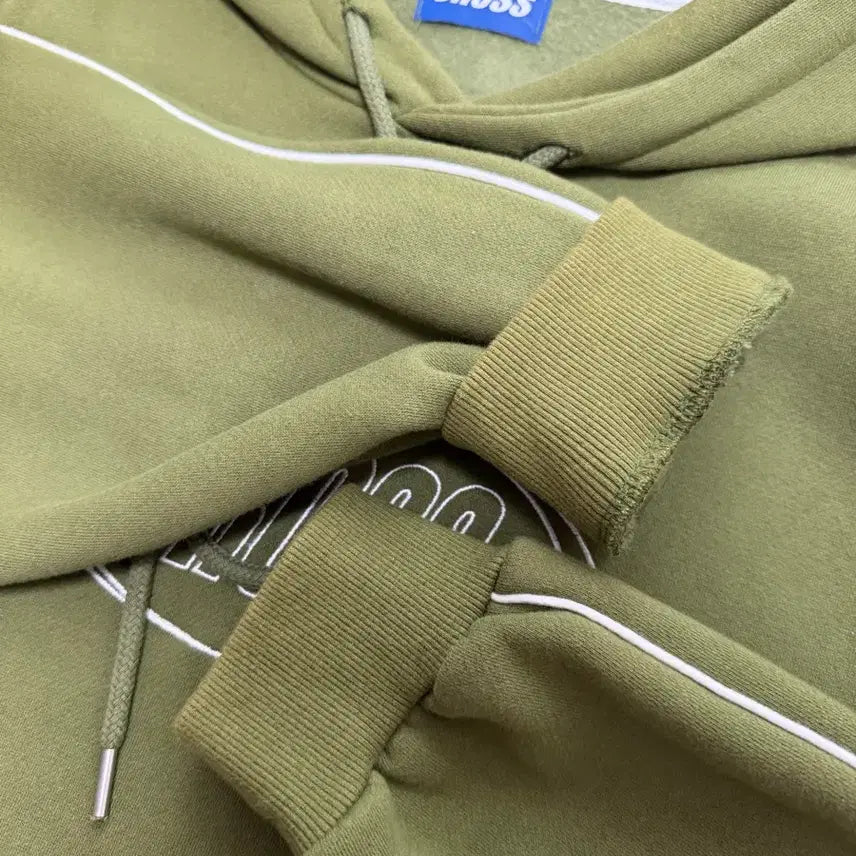 [BUNJANG] Cross Fleece Lined Hoodie / 크로스 기모 후드티