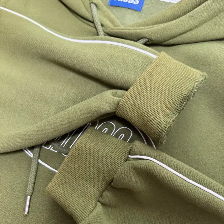 [BUNJANG] Cross Fleece Lined Hoodie / 크로스 기모 후드티