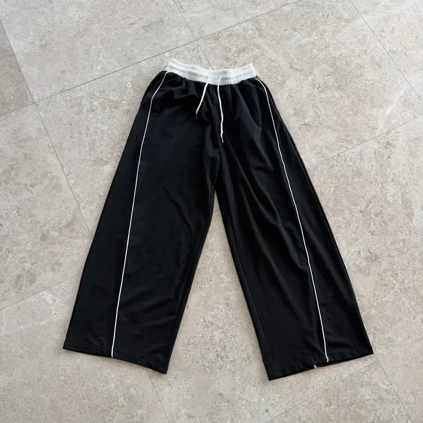 [BUNJANG] Unisex Wide Training Pants / [새상품] 와이드 트레이닝 팬츠