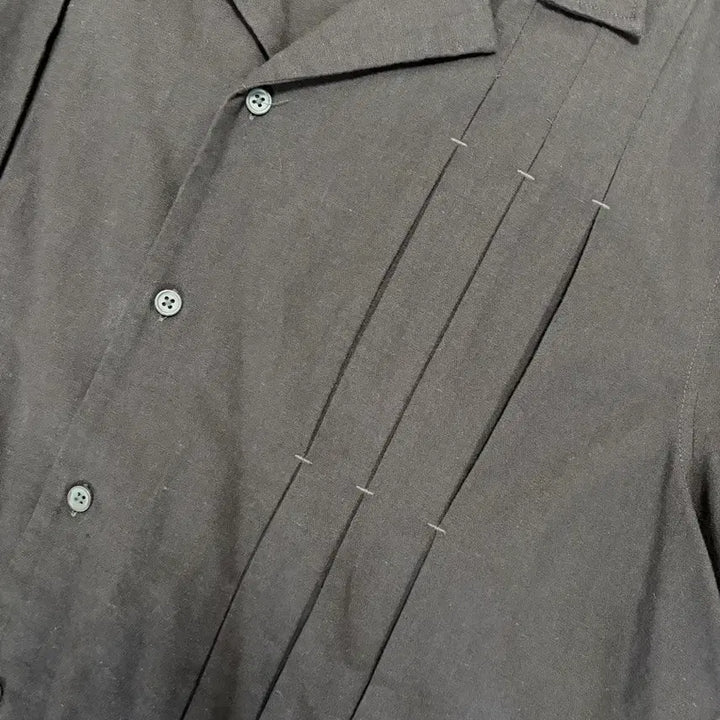 [BUNJANG] ZARA Black Pin Tuck Shirt XL / ZARA 블랙 핀턱 셔츠 XL