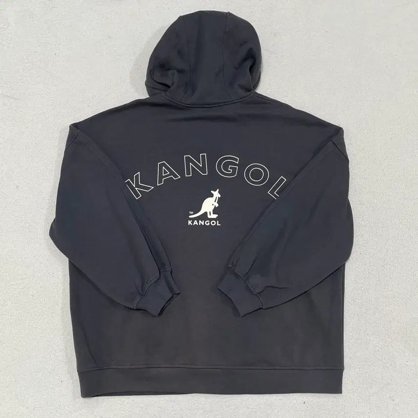 [BUNJANG] Kangol x H&amp;M Oversized Fleece Hoodie T-Shirt / EUR(L) 캉골XH&amp;M 오버사이즈 기모 후드티셔츠 0428-1