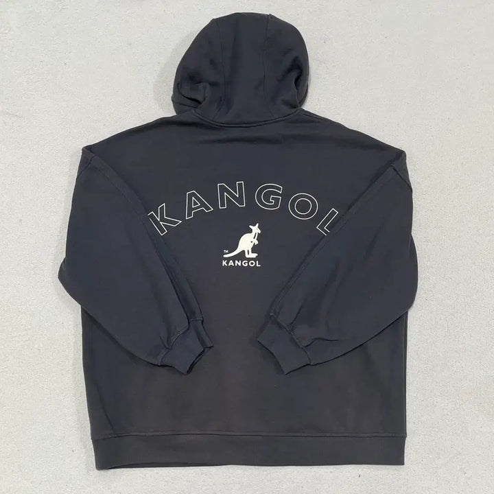 [BUNJANG] Kangol x H&amp;M Oversized Fleece Hoodie T-Shirt / EUR(L) 캉골XH&amp;M 오버사이즈 기모 후드티셔츠 0428-1