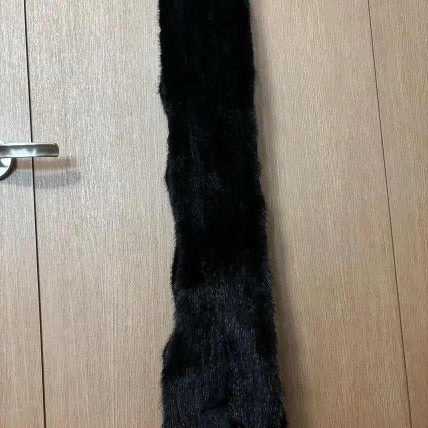 [BUNJANG] CRESSON Black Real Mink Fur Scarf / CRESSON 크레송 블랙 리얼 밍크털 목도리