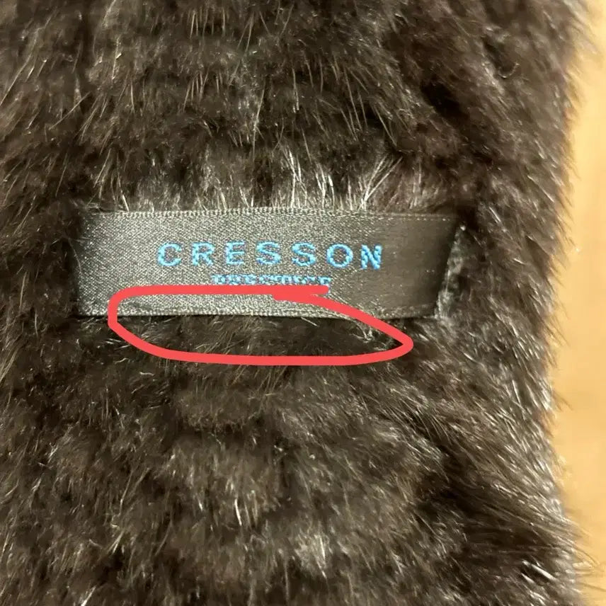 [BUNJANG] CRESSON Black Real Mink Fur Scarf / CRESSON 크레송 블랙 리얼 밍크털 목도리