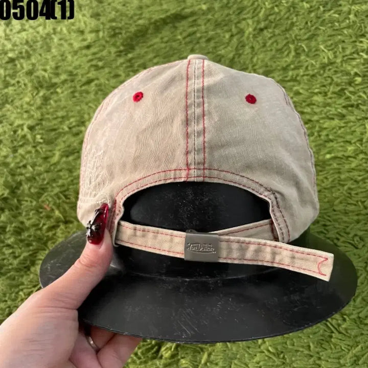 [BUNJANG] Von Dutch Ivory Cotton Baseball Cap / 본더치 볼캡 모자 아이보리 Von Dutch