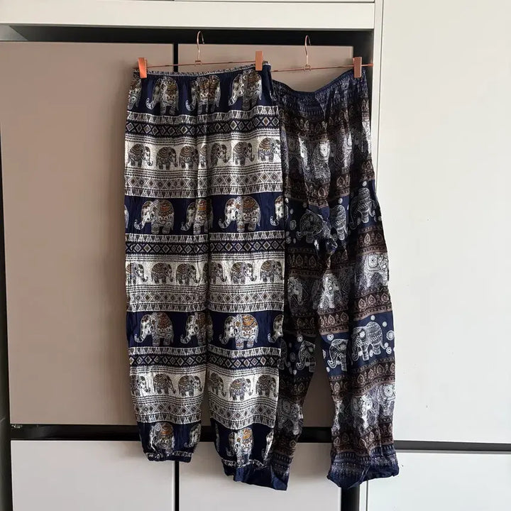 [BUNJANG] Elephant Pants 2-Piece Bundle Set / 태국 방콕 코끼리 바지 2개 일괄