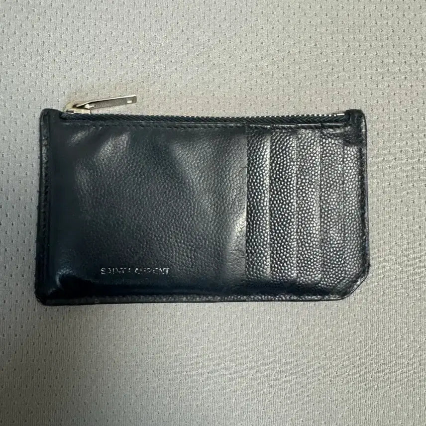 [BUNJANG] Saint Laurent Black Card Holder / 생로랑 블랙 카드 지갑