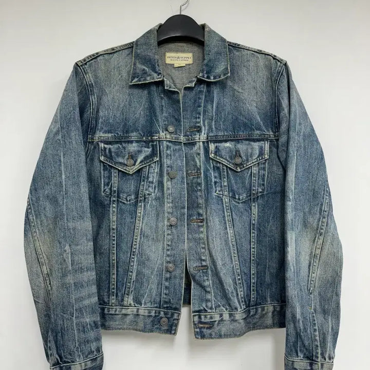 [BUNJANG] Polo Ralph Lauren "Stars and Stripes" Denim Trucker Jacket / 폴로 성조기 데님 트러커 자켓 L사이즈 랄프로렌