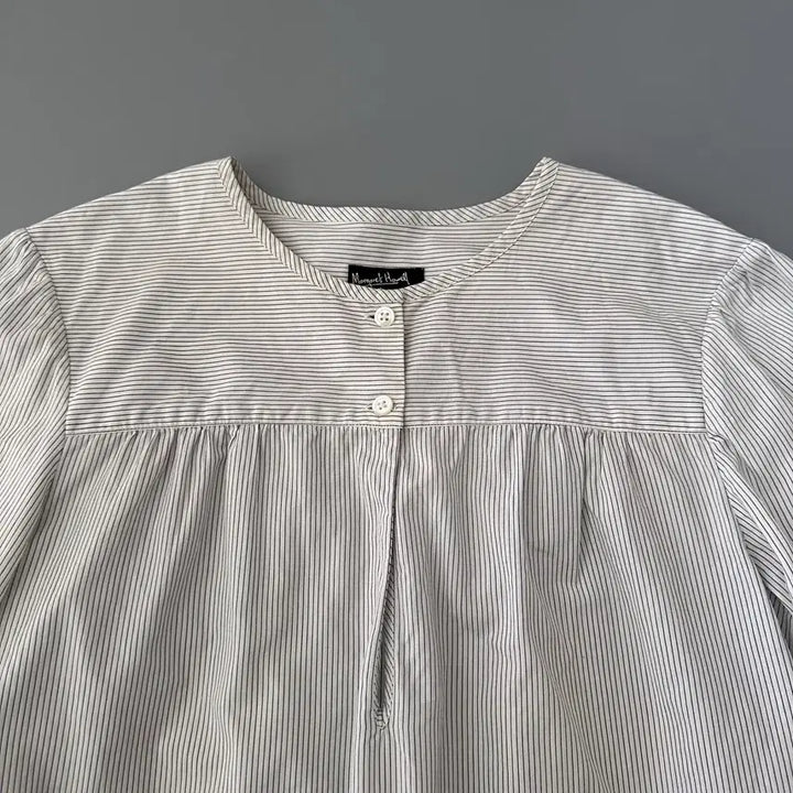 [BUNJANG] Margaret Howell 7/10 Sleeve Shirt Blouse / 마가렛호웰 margaret howell 칠부 셔츠 블라우스