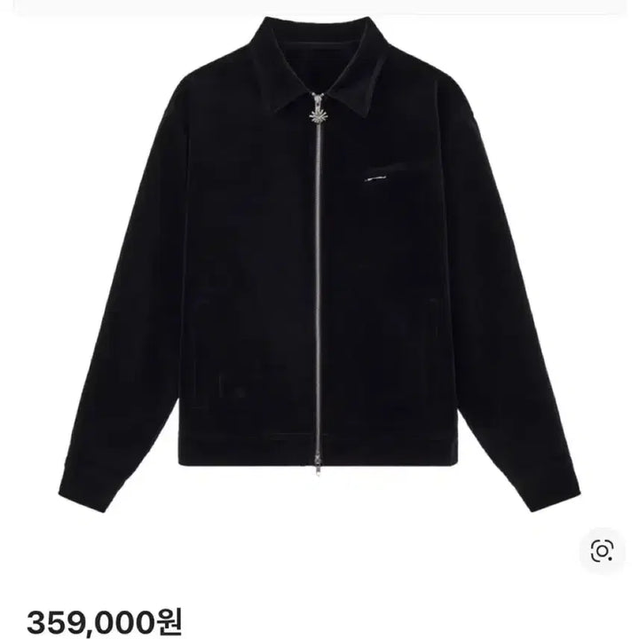 [BUNJANG] STU Velvet Zip-Up Jacket Black L / (새상품) 에스티유 stu 벨벳 집업 자켓 블랙 L 사이즈
