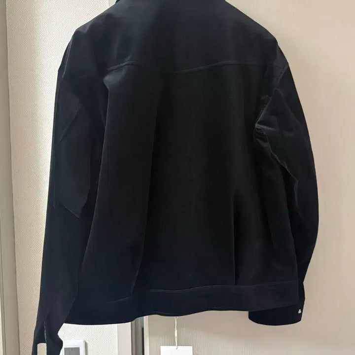 [BUNJANG] STU Velvet Zip-Up Jacket Black L / (새상품) 에스티유 stu 벨벳 집업 자켓 블랙 L 사이즈