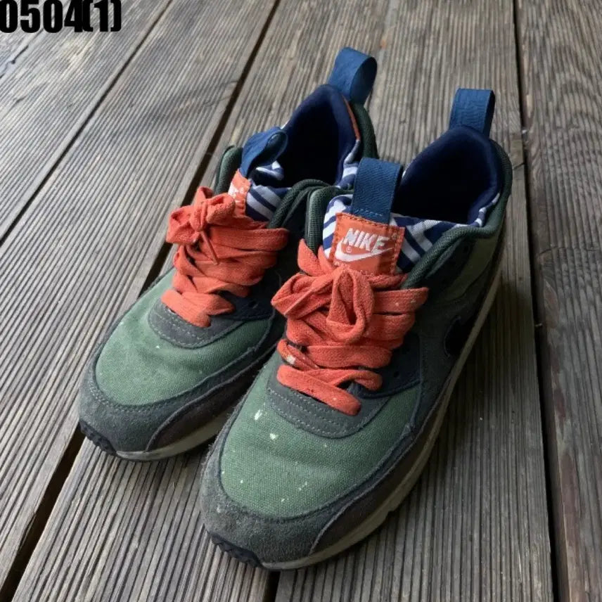 [BUNJANG] Nike Air Max Green Sneakers / 나이키 에어맥스 그린 스니커즈 265