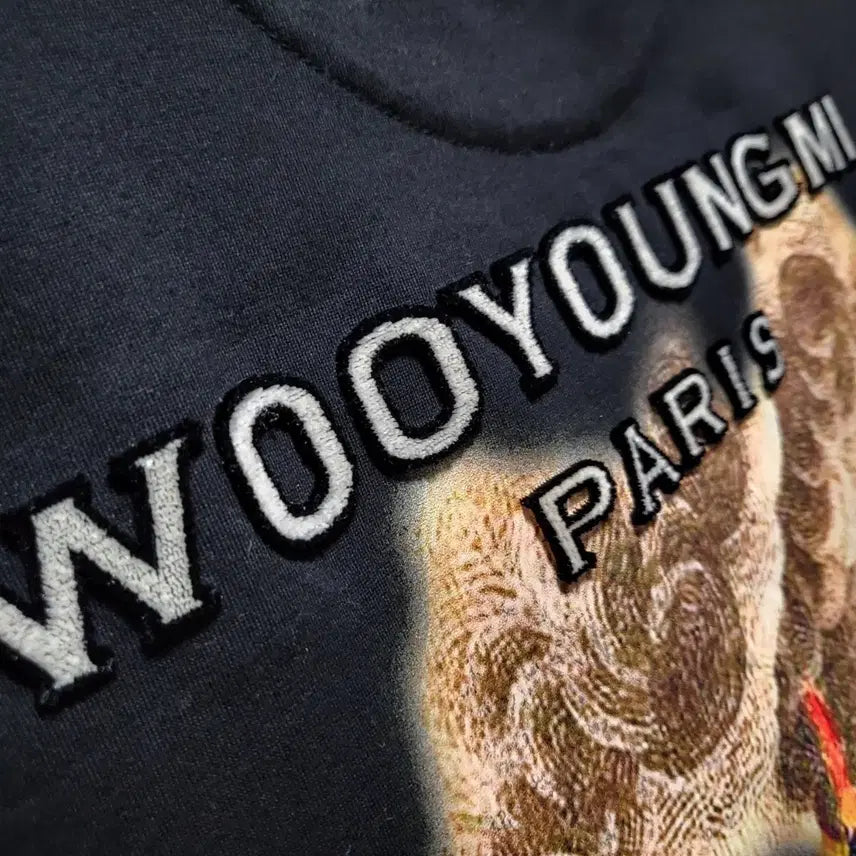 [BUNJANG] Wooyoungmi Volcano Back Logo Short Sleeve T-Shirt / [새상품급] 46 / 23FW 우영미 볼케이노 백로고 반팔티