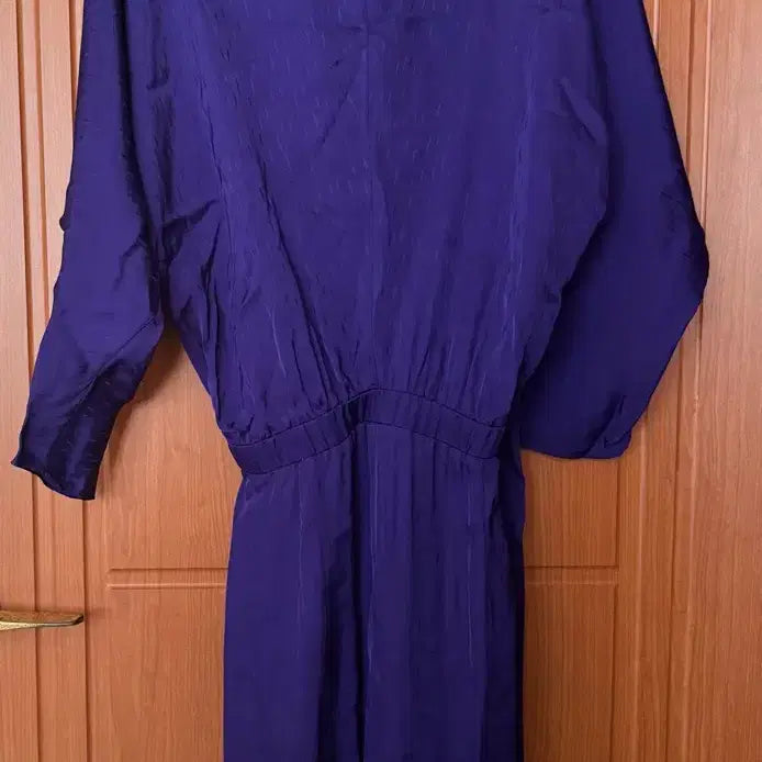 [BUNJANG] Massimo Dutti Wrap Style Purple Midi Dress (New) / 새 옷 마시모두띠 랩 스타일 퍼플 원피스