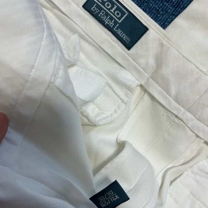 [BUNJANG] Polo Ralph Lauren White Chino Pants / 폴로랄프로렌 화이트 치노 팬츠