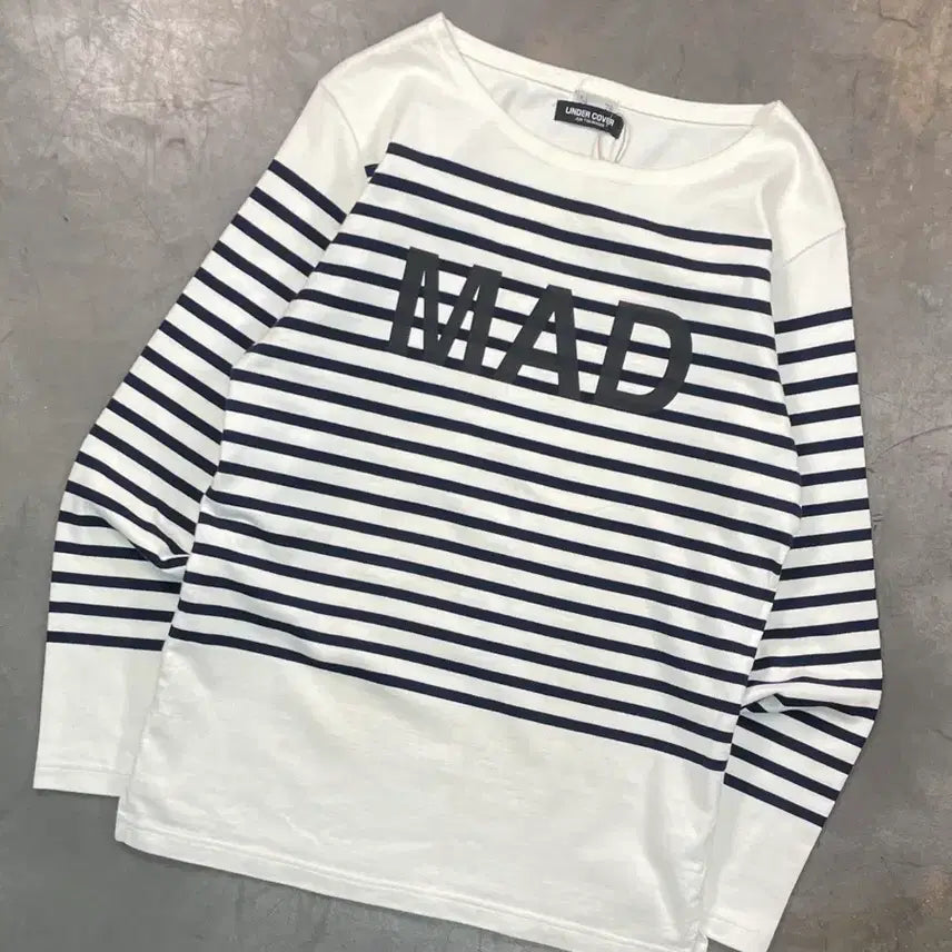 [BUNJANG] Undercover Stripe Long Sleeve T-Shirt / 언더커버 스트라이프 롱 슬리브 티셔츠