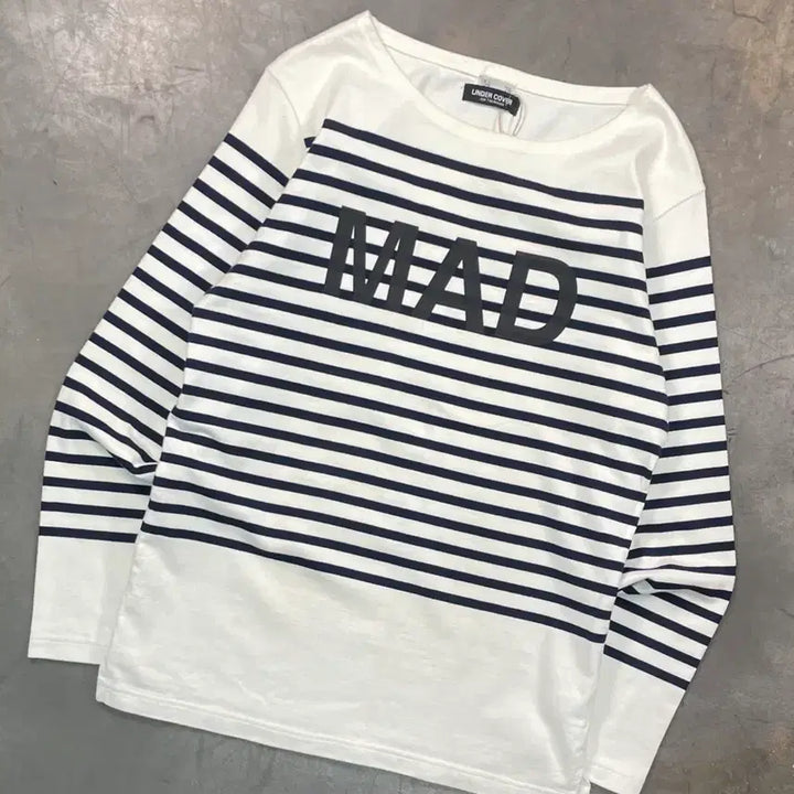 [BUNJANG] Undercover Stripe Long Sleeve T-Shirt / 언더커버 스트라이프 롱 슬리브 티셔츠