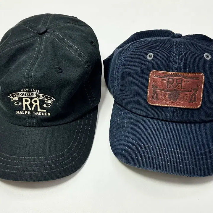 [SOLD OUT] [RRL] 랜치 로고 트윌 볼캡 블랙