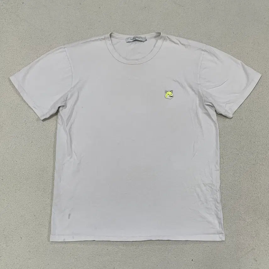 [BUNJANG] Maison Kitsuné Fox Patch Round T-Shirt / L 메종키츠네 폭스 패치 라운드 반팔티셔츠 0428-1