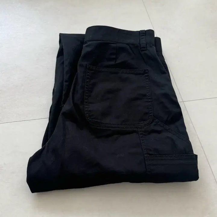 [BUNJANG] Musinsa Standard Double Knee Carpenter Pants Black 29 / 무탠다드 더블 니 카펜터 팬츠 블랙 29