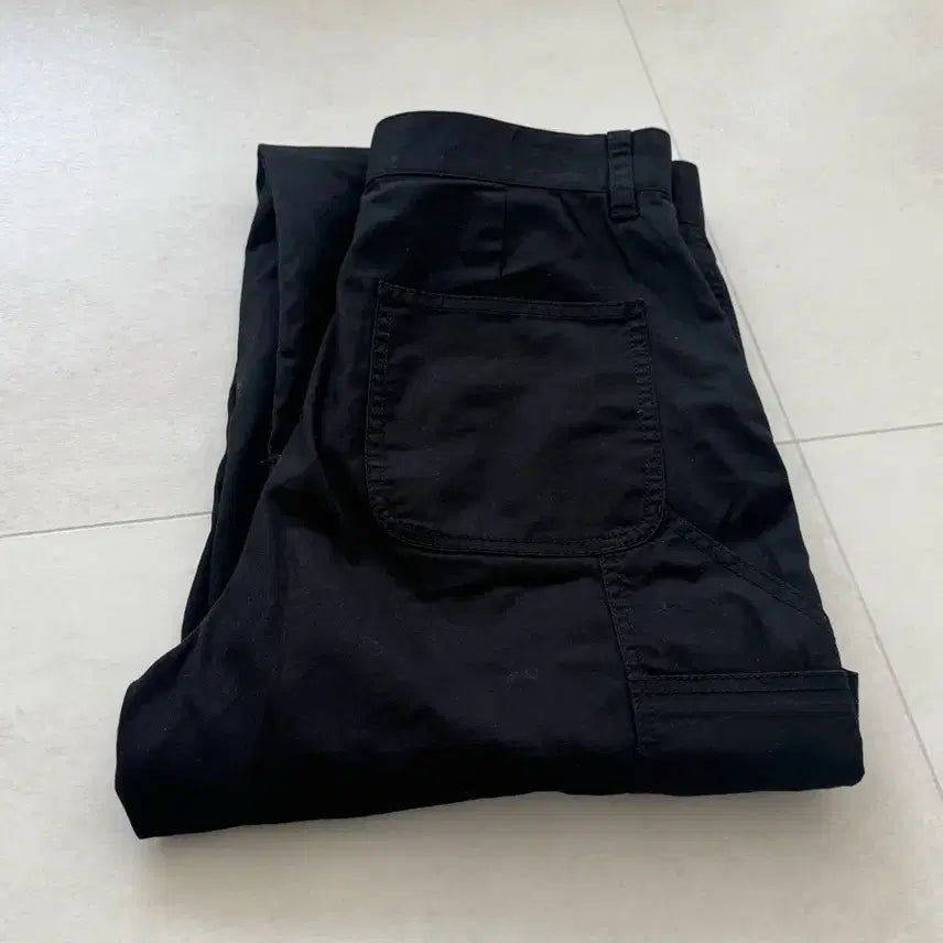 [BUNJANG] Musinsa Standard Double Knee Carpenter Pants Black 29 / 무탠다드 더블 니 카펜터 팬츠 블랙 29