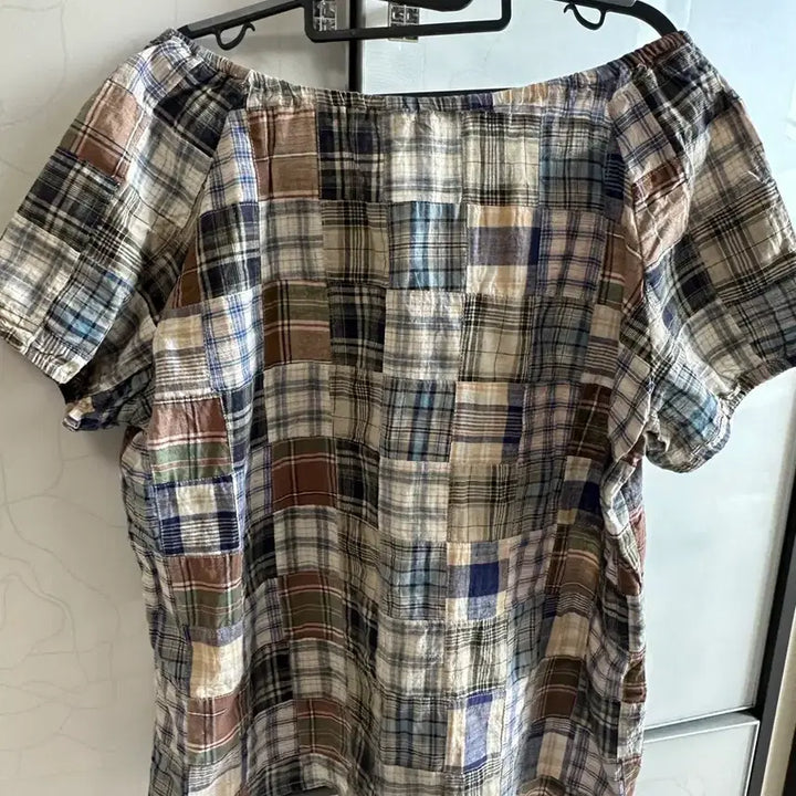 [BUNJANG] Vintage Patchwork Blouse / 빈티지 패치워크 블라우스