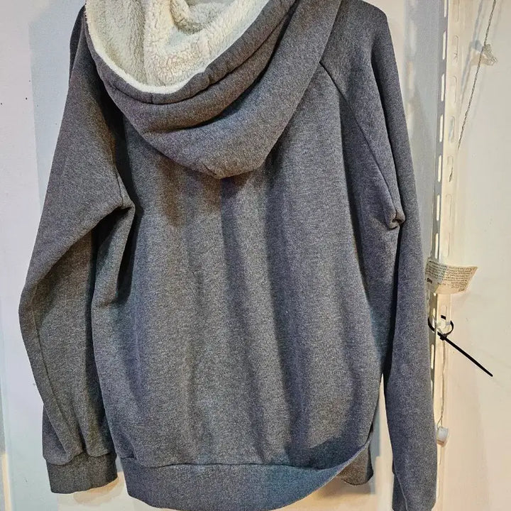 [BUNJANG] Jeep Gray Bear Fleece Hoodie L / <만원빈티지>Jeep회색 곰돌이 기모 후드티