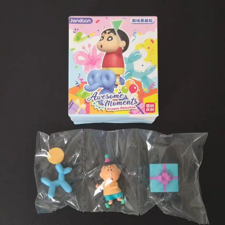 [BUNJANG] UY Awesome Moment Shin-chan Figure (Mint Condition) / [UY/미개봉] 4.5cm 짱구 피규어 어썸 모먼트 맹구