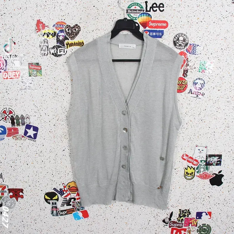 [BUNJANG] Tania Basic Single-Layer Vest GR / 여성66 / 타니아 베이직 홑겹 조끼GR 37-149