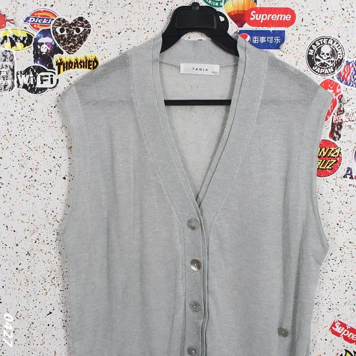 [BUNJANG] Tania Basic Single-Layer Vest GR / 여성66 / 타니아 베이직 홑겹 조끼GR 37-149