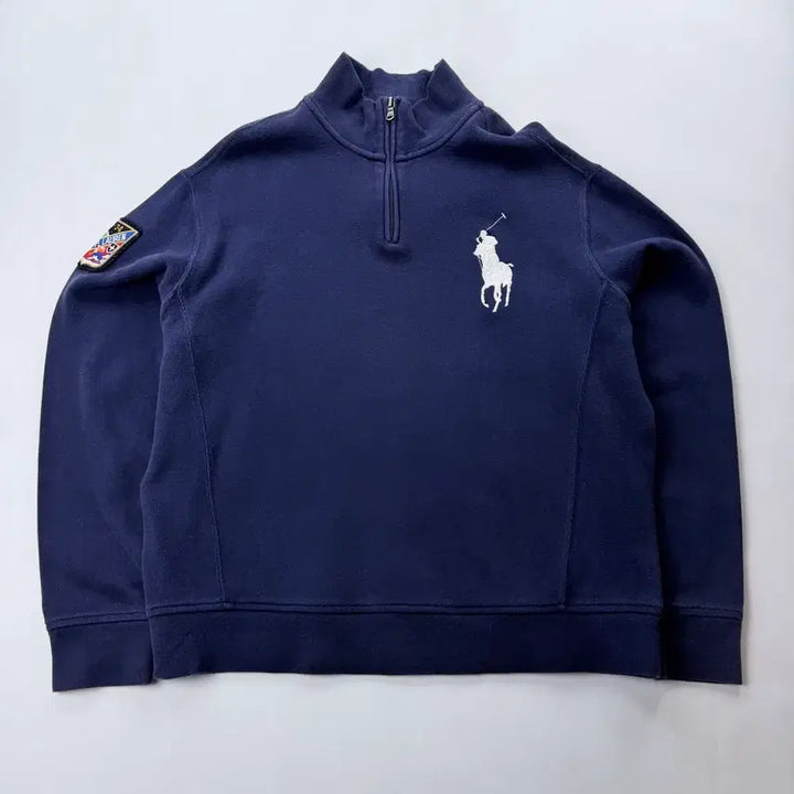 [BUNJANG] Polo Ralph Lauren Big Pony Ski Patch Half-Zip Knitwear / 폴로 랄프로렌 빅포니 스키패치 반집업 니트