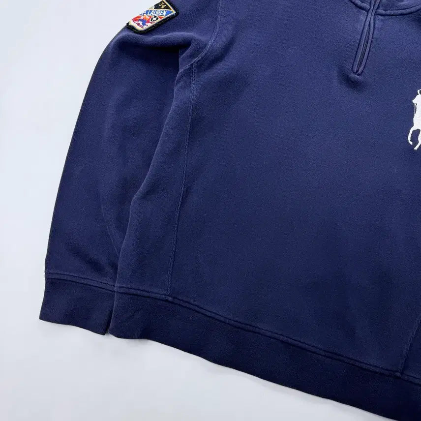 [BUNJANG] Polo Ralph Lauren Big Pony Ski Patch Half-Zip Knitwear / 폴로 랄프로렌 빅포니 스키패치 반집업 니트