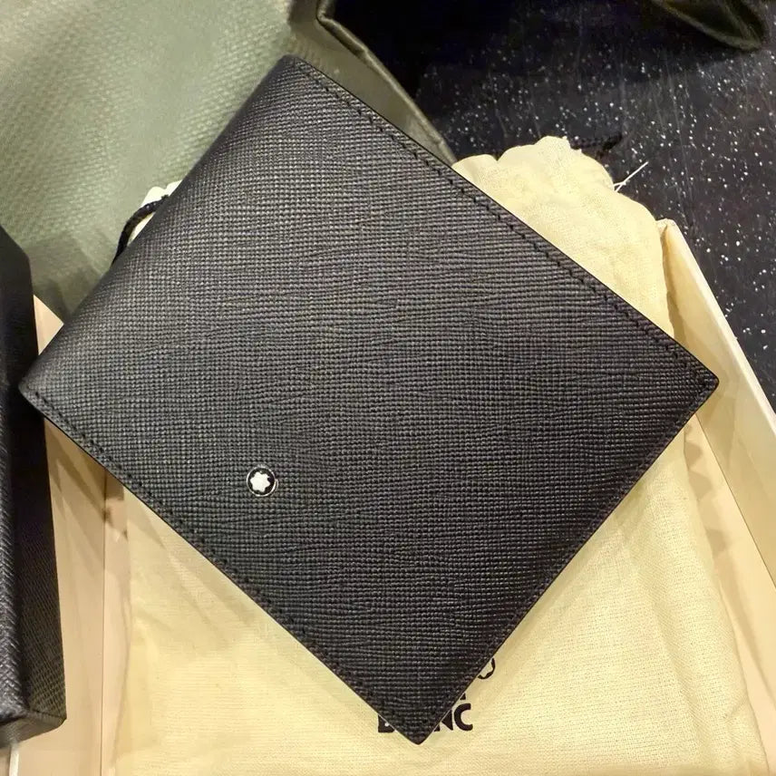 [BUNJANG] Montblanc Saffiano Bi-fold Wallet / 몽블랑 사피아노 반지갑 정품 새제품
