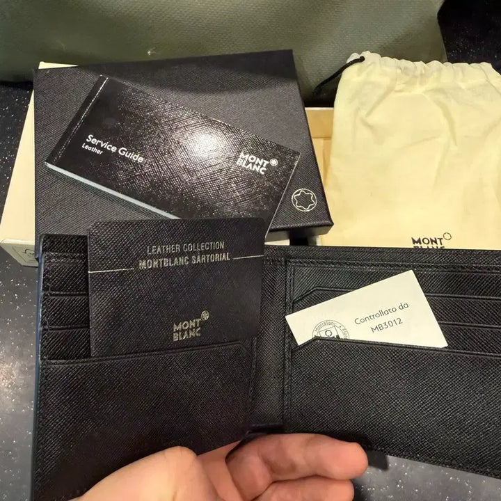 [BUNJANG] Montblanc Saffiano Bi-fold Wallet / 몽블랑 사피아노 반지갑 정품 새제품