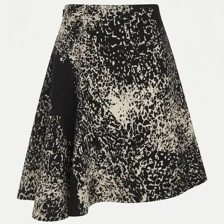 [BUNJANG] Mine by Handsome Asymmetric Hem Mini Skirt Black Size 55 / 한섬 마인 사선언발 미니스커트 55 블랙
