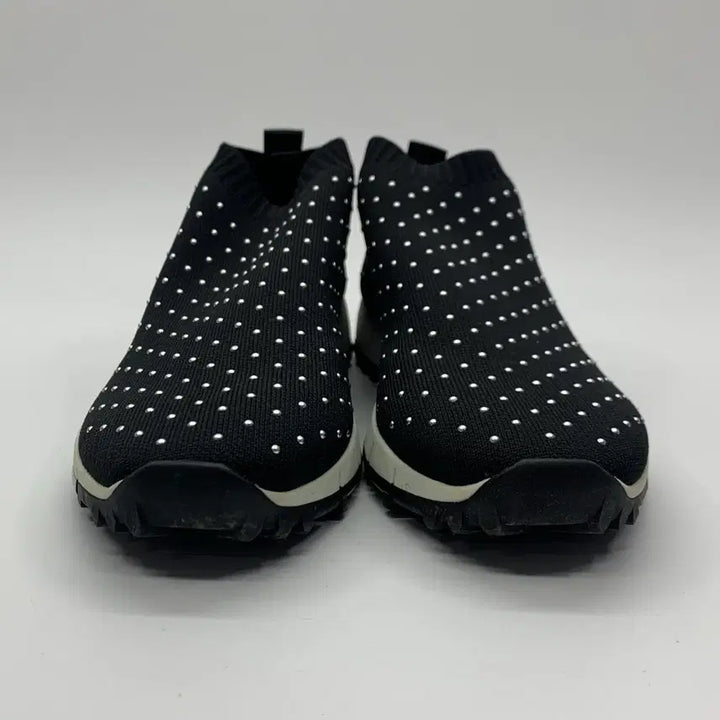 [BUNJANG] Jimmy Choo Norway Crystal Knit Sneakers Black / 267001257 지미추 노르웨이 크리스탈 니트 스니커즈 블랙 37.5