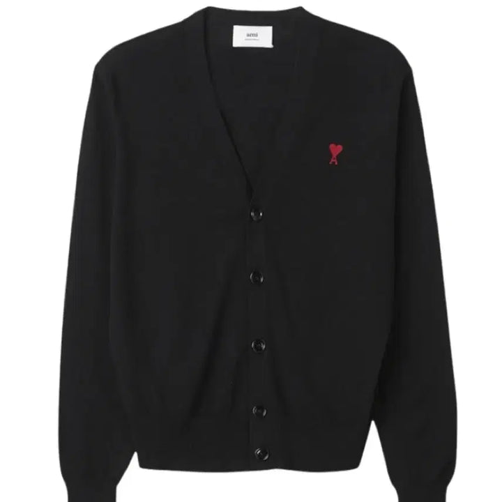 [SOLD OUT] 아미 스몰 하트 로고 울 가디건 XL