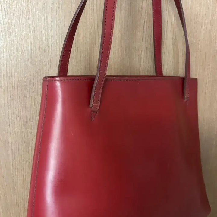 [BUNJANG] Margaret Howell Burgundy Leather Tote Bag / Margaret Howell 마가렛호웰 버건디 레드 레더 토트백
