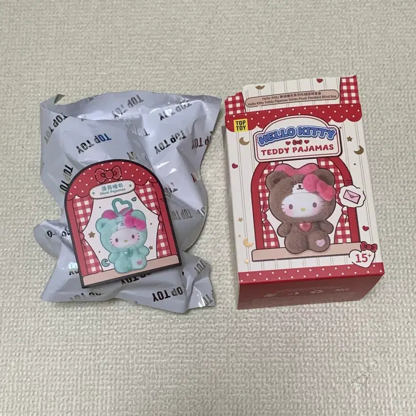 [BUNJANG] TopToy Kitty Pajama Keychain Mint / 탑토이 키티 파자마 키링 민트