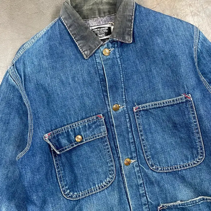 [BUNJANG] 1970s Sears Denim Chore Jacket / 70s 시어스 데님 초어 자켓