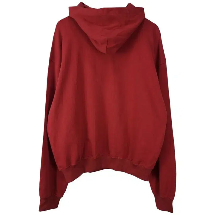 [BUNJANG] SATUR Logo Patch Oversized Hoodie Burgundy / (새상품)세터 로고 패치 오버핏 후드티 버건디 M20373