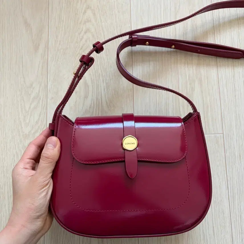 [BUNJANG] Le MeMe Sac Petit Shoulder Bag Burgundy / (거의새상품, 더스트포함)르메메 삭쁘띠 버건디 가방